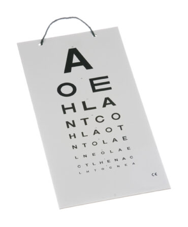 3 Metre Wall Hanging Plastic Test Types