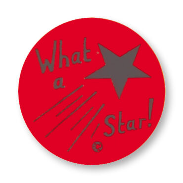 'What a star' stickers