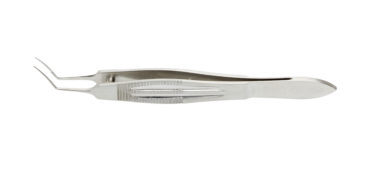Capsulorhexis forceps, formed shaft